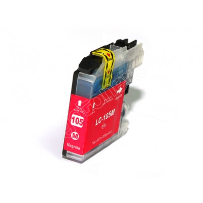 Gotoners™ Brother New Compatible LC105M XXL Magenta Inkjet Cartridge, Extra Yield