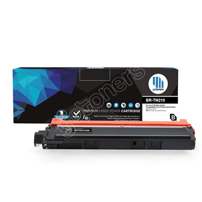 Gotoners™ Brother New Compatible TN-210BK Black Toner, Standard Yield