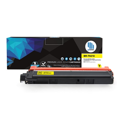 Gotoners™ Brother New Compatible TN-210 Yellow Toner, Standard Yield