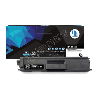 Gotoners™ Brother New Compatible TN-436BK Black Toner, Extra Yield Version of TN-433BK