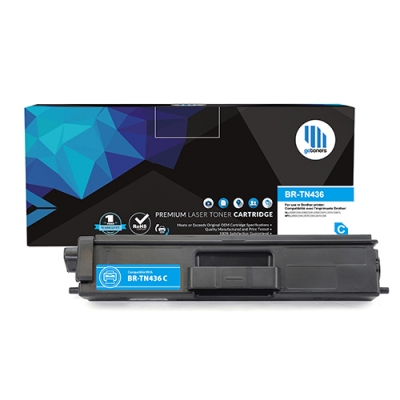 Gotoners™ Brother New Compatible TN-436 C Cyan Toner, Extra Yield