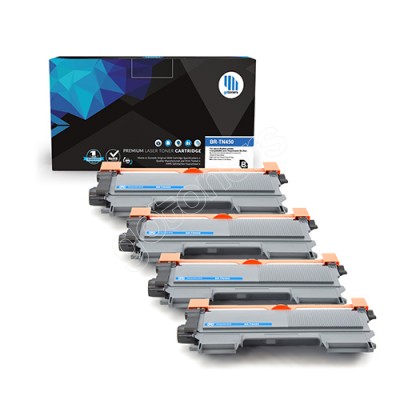 Gotoners™ Brother New Compatible TN-450BK Black Toner, High Yield Version of TN-420BK, 4 pack