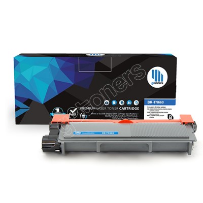 Gotoners™ Brother New Compatible TN-660BK Black Toner, High Yield Version of TN-630BK