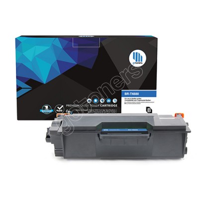 Gotoners™ Brother New Compatible TN-880BK Black Toner, Extra Yield Version of TN-820BK