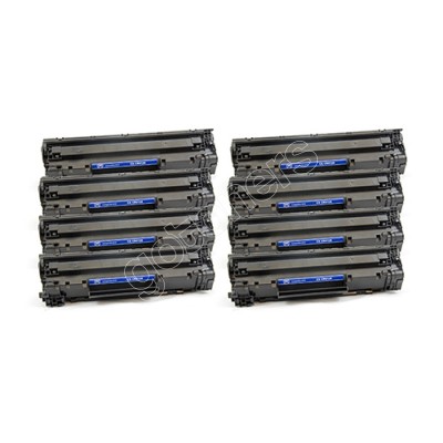 Gotoners™ Canon New Compatible CRG128 (3500B001AA) Black Toner, Standard Yield, 8 pack