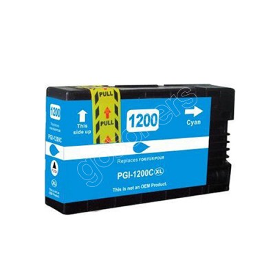 Gotoners™ Canon New Compatible PGI-1200C XL Cyan Inkjet Cartridge, High Yield