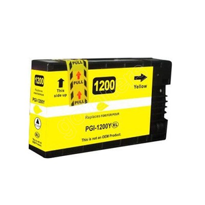 Gotoners™ Canon New Compatible PGI-1200Y XL Yellow Inkjet Cartridge, High Yield