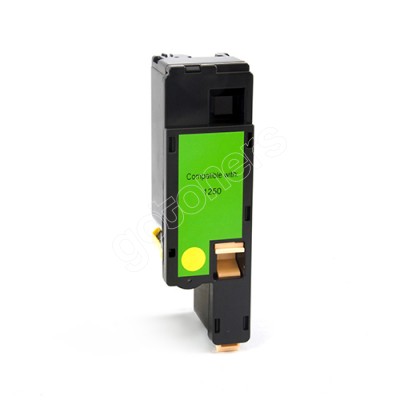 Gotoners™ Dell New Compatible 331-0779 (1250/1350) Yellow Toner Kit, Standard Yield