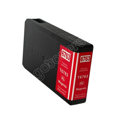 Gotoners™ Epson New Compatible T6763 XL Magenta Inkjet Cartridge, High Yield