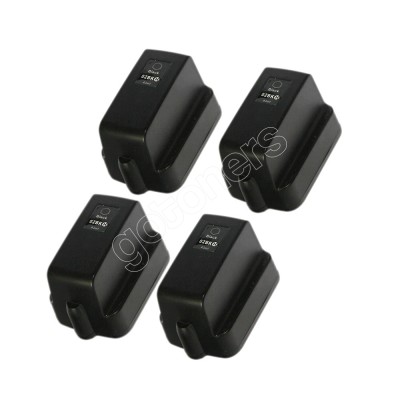 Gotoners™ HP New Compatible 2BK (C8721) Black Inkjet Cartridge, High Yield, 4 Pack