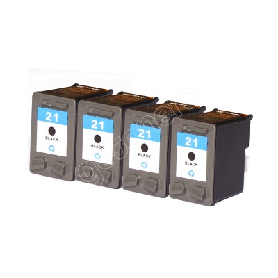 Gotoners™ HP Compatible 21 (C9351A) Black Remanufactured Inkjet Cartridge, Standard Yield, 4 Pack