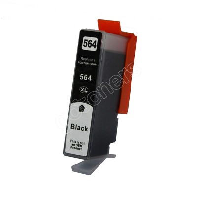 Gotoners™ HP New Compatible 564XL BK (CB321W/CB684W) Black Inkjet Cartridge, High Yield