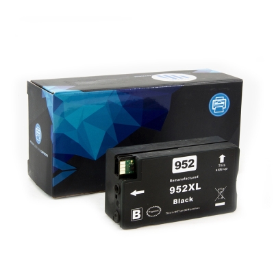 Gotoners™ HP New Compatible 952XL BK (F6U19AN) Black Ink Cartridge, High Yield