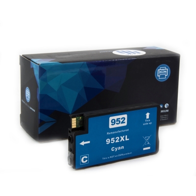 Gotoners™ HP New Compatible 952XL C (L0S61AN) Cyan Ink Cartridge, High Yield