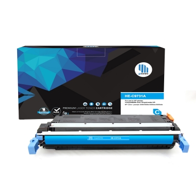 Gotoners™ HP Compatible C9731A (645A) Cyan Remanufactured Toner , Standard Yield