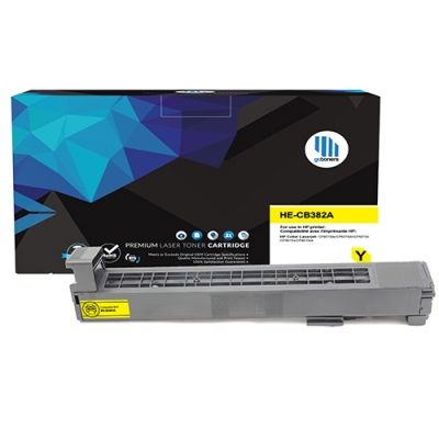 Gotoners™ HP Compatible CB382A (824A) Yellow Remanufactured Toner Kit, Standard Yield
