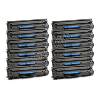 Gotoners™ HP New Compatible CE278A (78A) Black Toner, Standard Yield, 12 pack