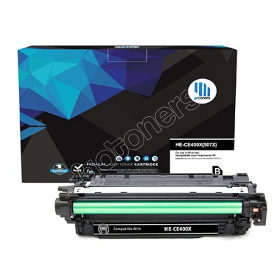 Gotoners™ HP Compatible CE400X (507X) Black Remanufactured Toner , High Yield