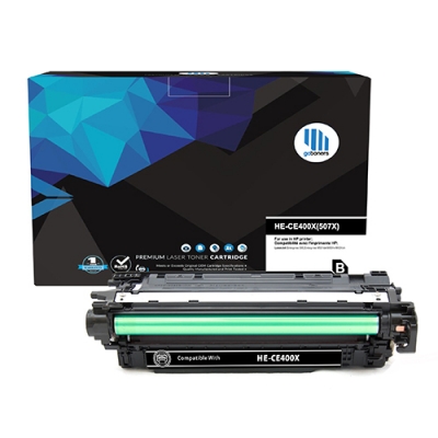 Gotoners™ HP Compatible CE400X (507X) Black Remanufactured Toner , High Yield