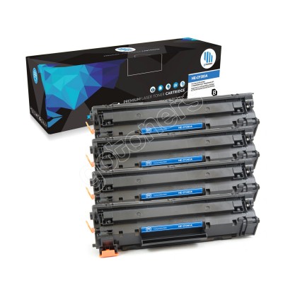 Gotoners™ HP New Compatible CF283A (83A) Black Toner, Standard Yield, 4 pack