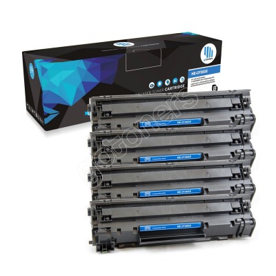 Gotoners™ HP New Compatible CF283X (83X) Black Toner, High Yield, 4 pack