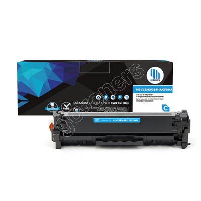 Gotoners™ HP New Compatible CF381A (312A) Cyan Toner, Standard Yield