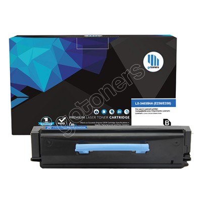 Gotoners™ Lexmark New Compatible 34035HA (E230/E330) Black Toner, Standard Yield