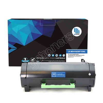 Gotoners™ Lexmark New Compatible 50F1X00 (MS410) Black Toner Cartridge, High Yield