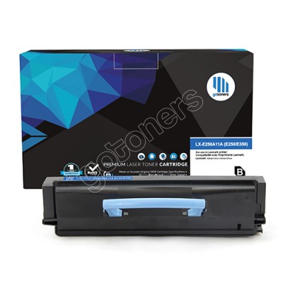 Gotoners™ Lexmark Compatible E250A11A (E250/E350) Black Remanufactured Toner , Standard Yield
