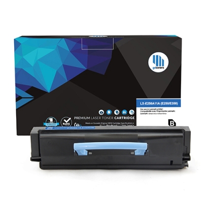 Gotoners™ Lexmark Compatible E250A11A (E250/E350) Black Remanufactured Toner , Standard Yield