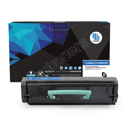 Gotoners™ Lexmark Compatible E260A21A (E260/E360) Black Remanufactured Toner , Standard Yield