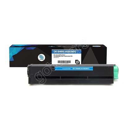Gotoners™ OKI New Compatible 43502001 (B4600) Black Toner Kit, High Yield
