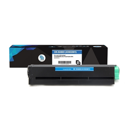 Gotoners™ OKI New Compatible 43502001 (B4600) Black Toner Kit, High Yield
