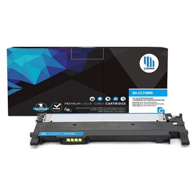 Gotoners™ Samsung New Compatible CLT-C406S Cyan Toner, Standard Yield