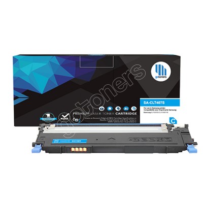 Gotoners™ Samsung New Compatible CLT-C407S Cyan Toner, Standard Yield