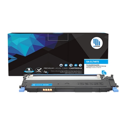 Gotoners™ Samsung New Compatible CLT-C407S Cyan Toner, Standard Yield