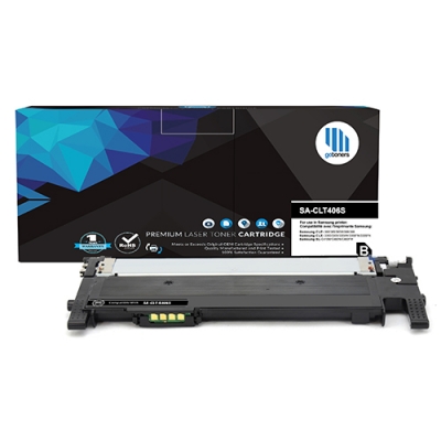 Gotoners™ Samsung New Compatible CLT-K406S Black Toner, Standard Yield