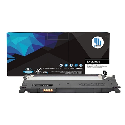 Gotoners™ Samsung New Compatible CLT-K407S Black Toner, Standard Yield