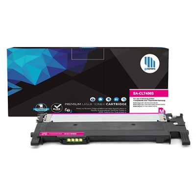 Gotoners™ Samsung New Compatible CLT-M406S Magenta Toner, Standard Yield