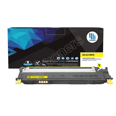 Gotoners™ Samsung New Compatible CLT-Y407S Yellow Toner, Standard Yield