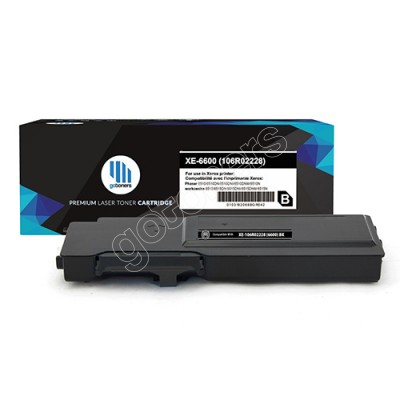 Gotoners™ Xerox New Compatible 106R02228 (6600) Black Toner Kit, High Yield
