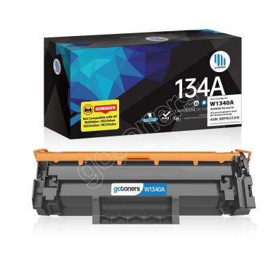 Gotoners™ HP New Compatible 134A W1340A Black Toner Cartridge Toner Compatible with HP Laserjet MFP M234sdw M234dw M209dw M209 M234 Printer (Do Not Fit HP *E Series or HP+ Printer)